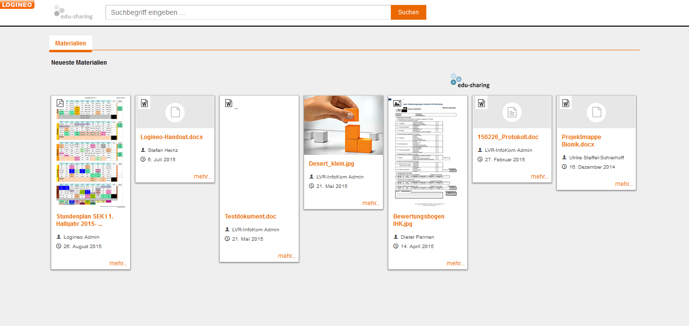 Screenshot Mediathek