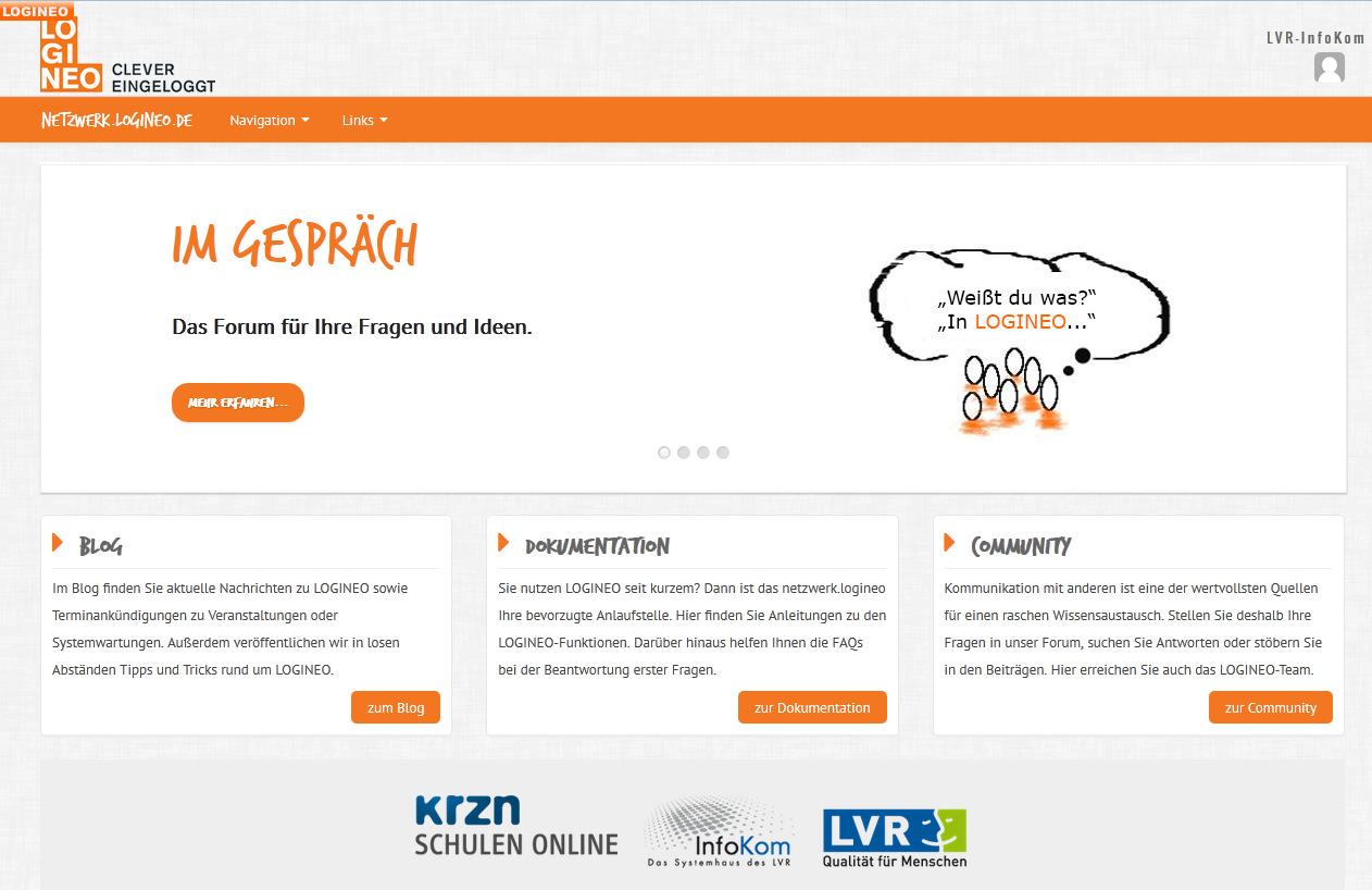 Screenshot Netzwerk